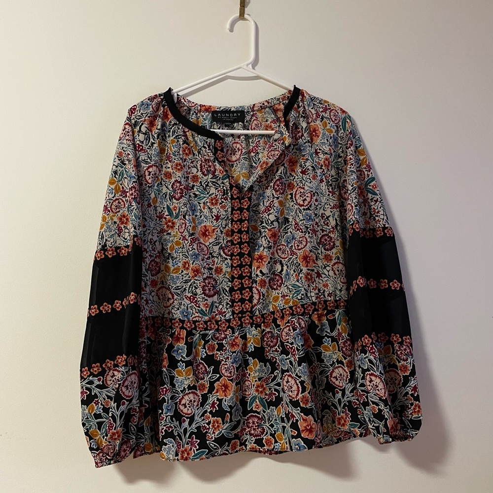 Laundry by Shelli Segal Women’s Boho Blouse S